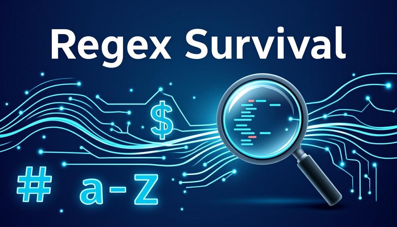 Regex Survival Guide: 15 Patterns Every Developer Should Know — and How to Test Them